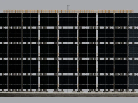 Solar Concrete Tower Type-3 3D Model