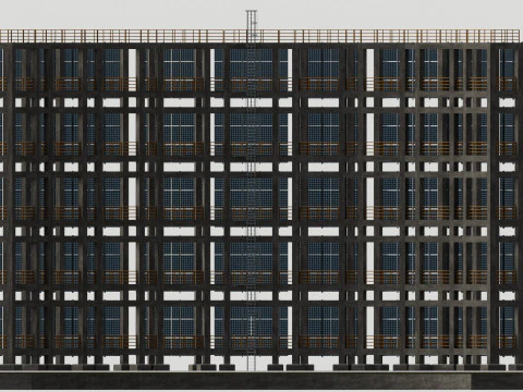 Solar Concrete Tower Type-3 3D Model