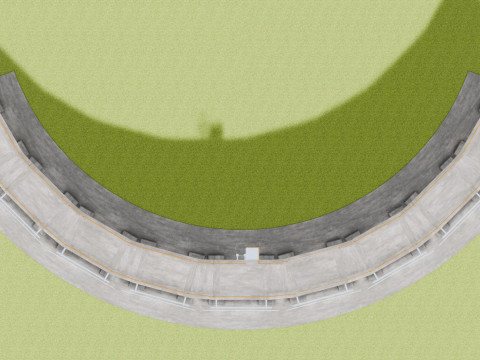 Solar Concrete Tower Type-3 Modèle 3D