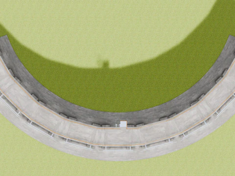 Solar Concrete Tower Type-3 3D Model