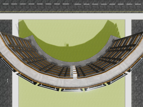 Solar Concrete Tower Type-3 Modèle 3D