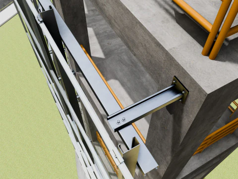 Solar Concrete Tower Type-3 3D Model