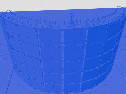 Solar Concrete Tower Type-3 Modèle 3D