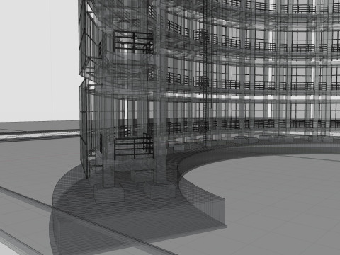 Solar Concrete Tower Type-3 Modèle 3D
