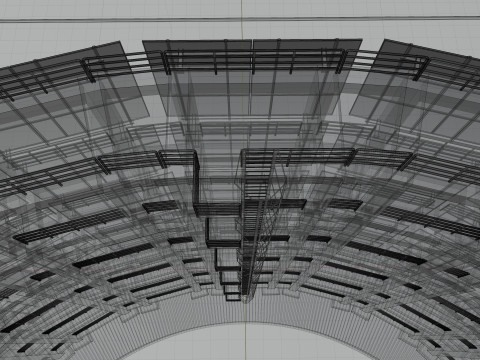 Solar Concrete Tower Type-3 Modèle 3D