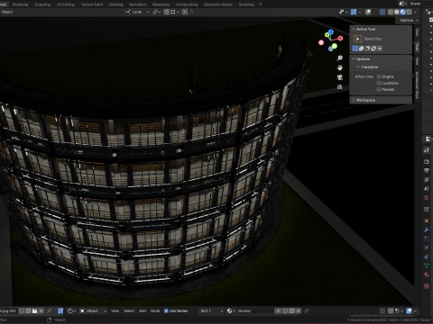 Solar Concrete Tower Type-3 Modèle 3D