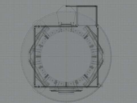 GSM and Solar Tower 3D Model