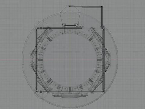 GSM and Solar Tower 3D Model