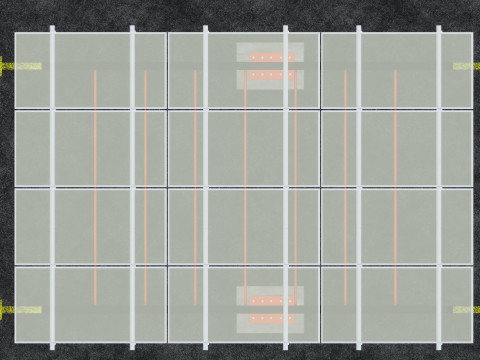 L TYPE SOLAR CARPORT TYPE-2 3D Model