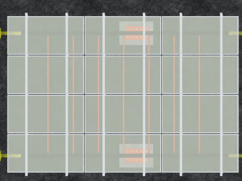 L TYPE SOLAR CARPORT TYPE-2 3D Model