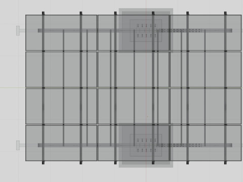 L TYPE SOLAR CARPORT TYPE-2 3D Model
