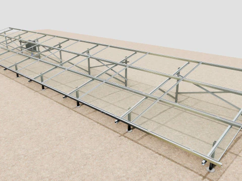 Solar Construction 3x8 Table 3D Model