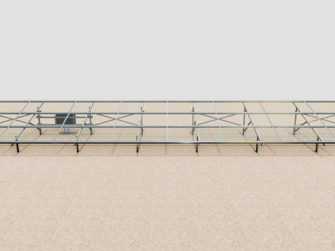 Solar Construction 3x8 Table 3D-Modell