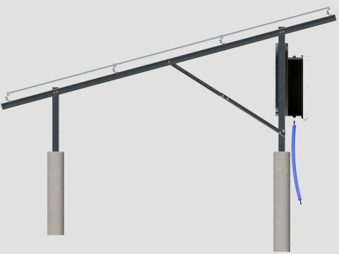Solar Construction 3x8 Table 3D-Modell
