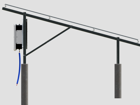 Solar Construction 3x8 Table 3D-Modell