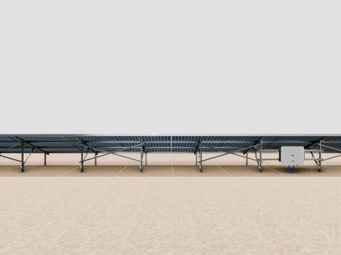 Solar Construction 3x8 Table 3D-Modell