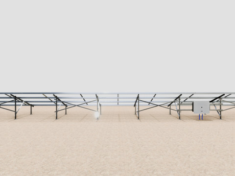 Solar Construction 3x8 Table 3D-Modell