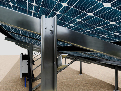 Solar Construction 3x8 Table 3D Model