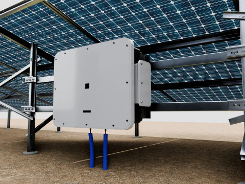 Solar Construction 3x8 Table 3D Model
