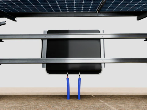 Solar Construction 3x8 Table 3D Model