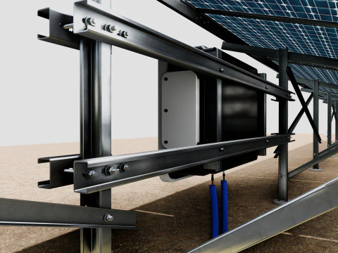 Solar Construction 3x8 Table 3D Model