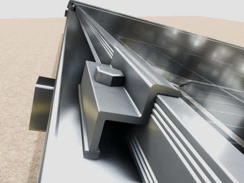 Solar Construction 3x8 Table 3D Model