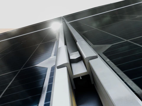 Solar Construction 3x8 Table 3D Model