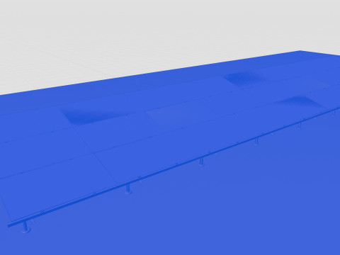 Solar Construction 3x8 Table 3D-Modell