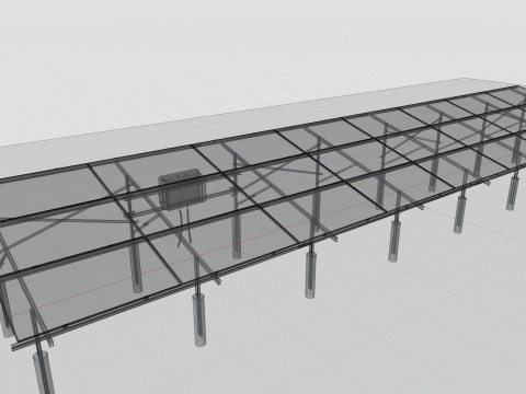 Solar Construction 3x8 Table 3D-Modell