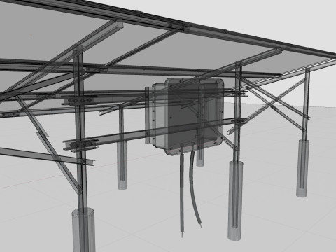Solar Construction 3x8 Table 3D-Modell
