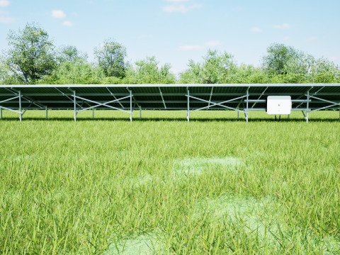 Twinmotion Solar Construction 3x8 Table 3D Model