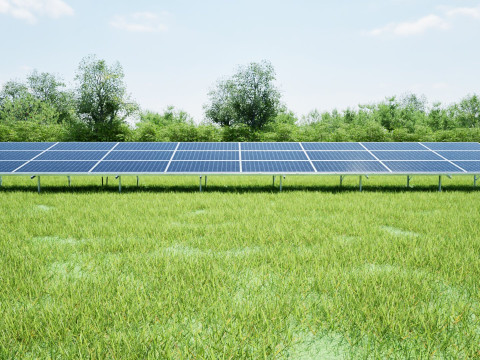 Twinmotion Solar Construction 3x8 Table 3D Model