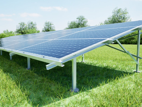 Twinmotion Solar Construction 3x8 Table 3D Model