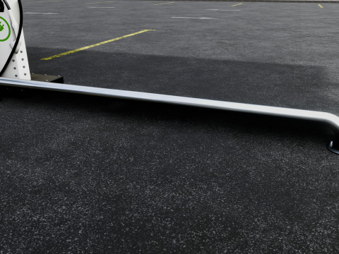 Solar Carport-1 Car Carport-3x3 Panels-Type-1 Modello 3D