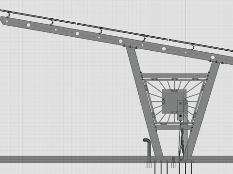 Solar Carport-4 Car Carport-3x12 Panels-Type-1 Modello 3D