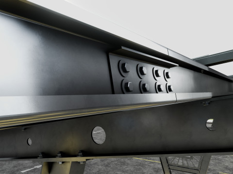 Solar Carport-4 Car Carport-3x12 Panels-Type-1 Modello 3D