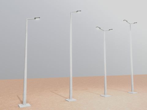 Low Poly Fixed System Solar Energy Pack 3D Модель