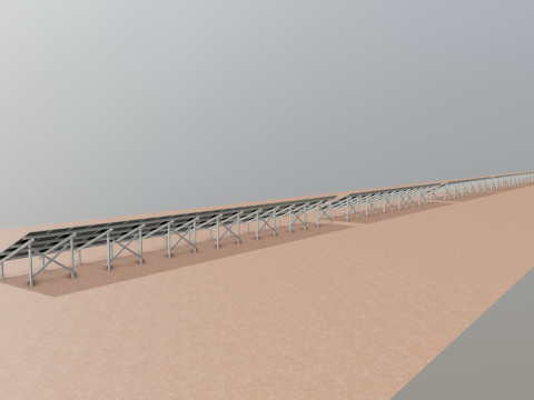 Low Poly Fixed System Solar Energy Pack 3D Модель