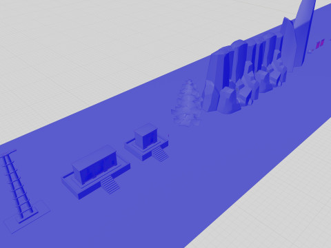 Low Poly Fixed System Solar Energy Pack 3D Модель