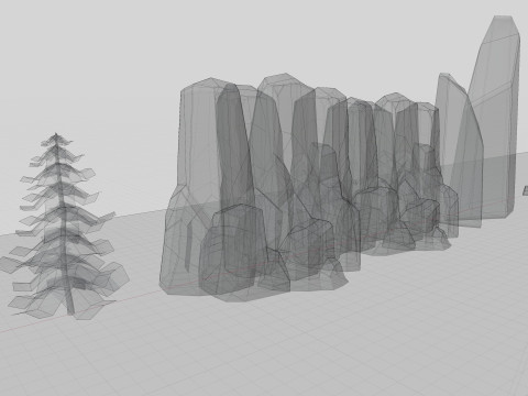 Low Poly Fixed System Solar Energy Pack 3D Модель