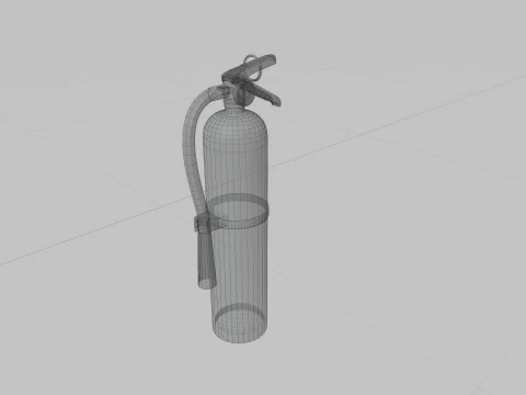 Low Poly Single Row Tracker System Pack 3D Model