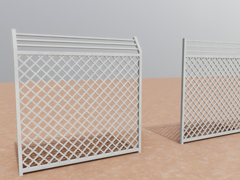 Low Poly Double Row Tracker System Pack 3D 模型