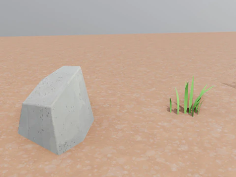 Low Poly Double Row Tracker System Pack 3D Model