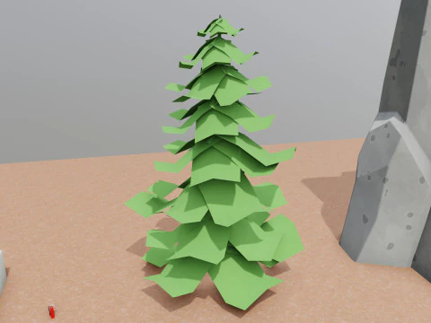 Low Poly Double Row Tracker System Pack 3D Model