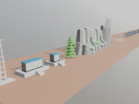 Low Poly Double Row Tracker System Pack 3D 模型