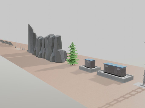 Low Poly Double Row Tracker System Pack 3D 模型