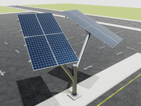 SOLAR ENERGY TREE 3D 模型