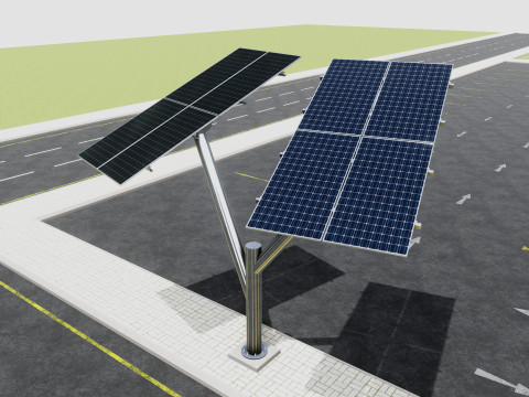 SOLAR ENERGY TREE 3D 模型