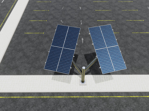 SOLAR ENERGY TREE 3D 模型