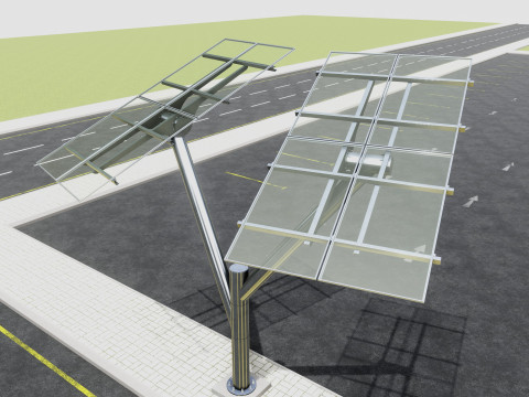 SOLAR ENERGY TREE 3D 模型
